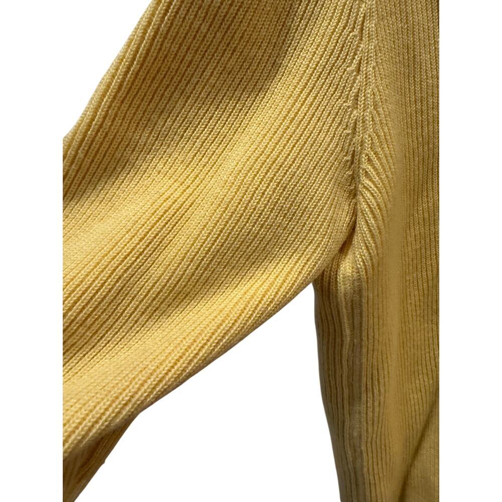 Vintage Yellow Cardigan Wool sweater Andreno Argenti - Picture 10 of 11